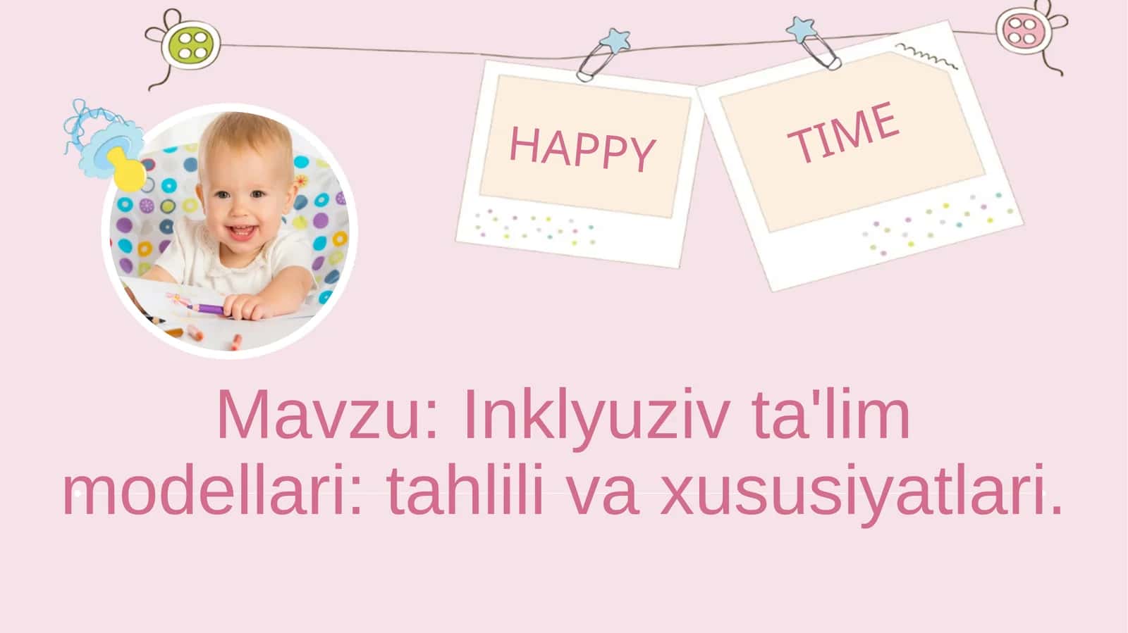 Inklyuziv ta'lim modellari: tahlil va xususiyatlar