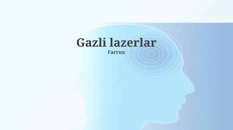 Gazli lazerlar