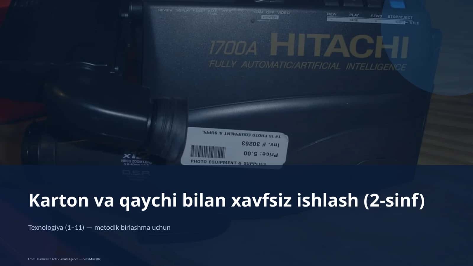 Karton va qaychi bilan xavfsiz ishlash (2-sinf)
