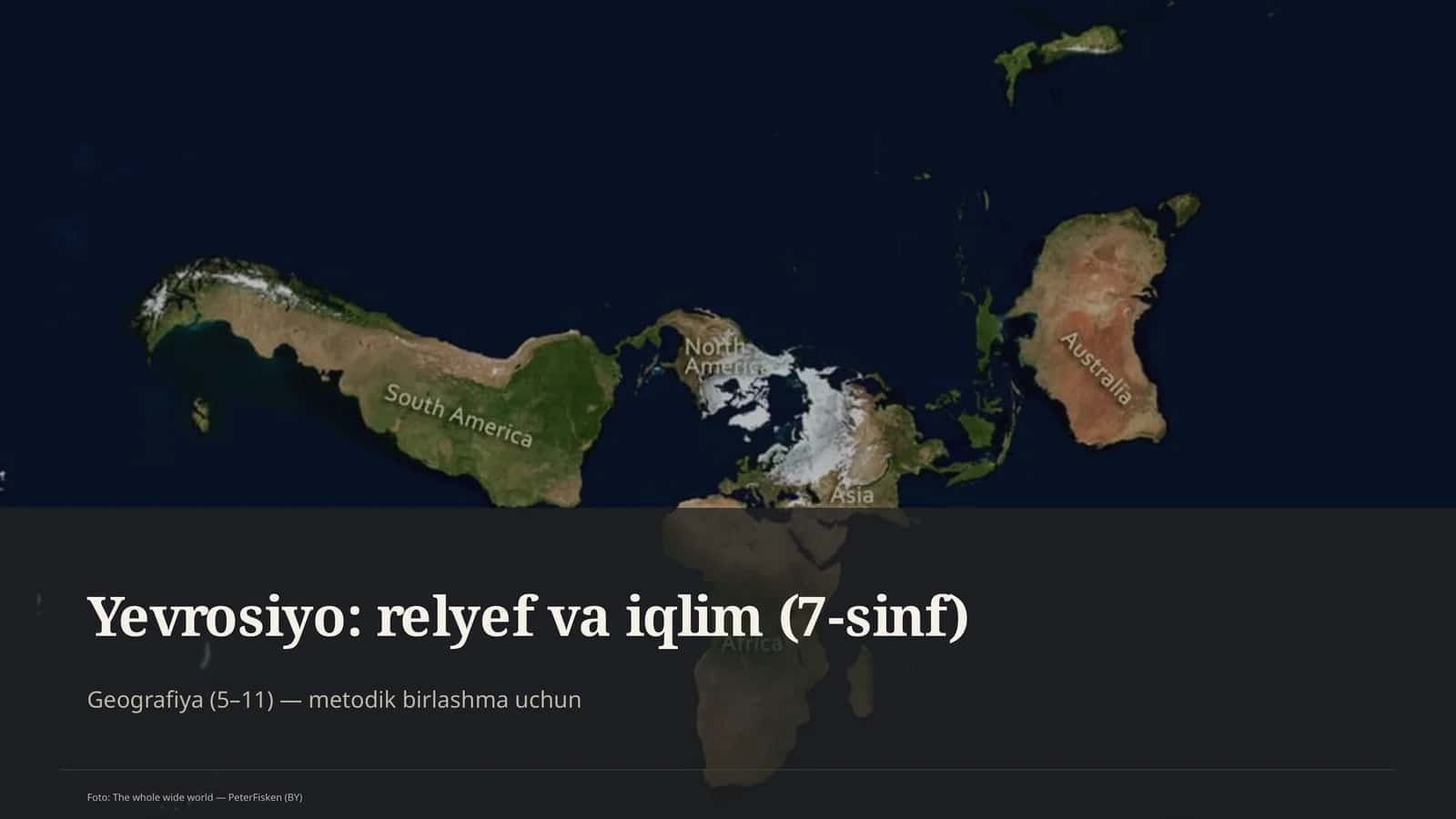 Yevrosiyo: relyef va iqlim (7-sinf)