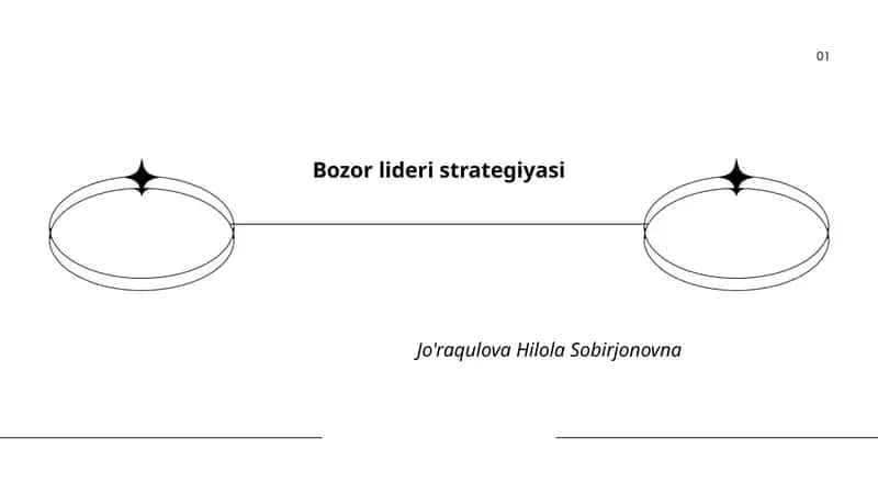 Bozor lideri strategiyasi