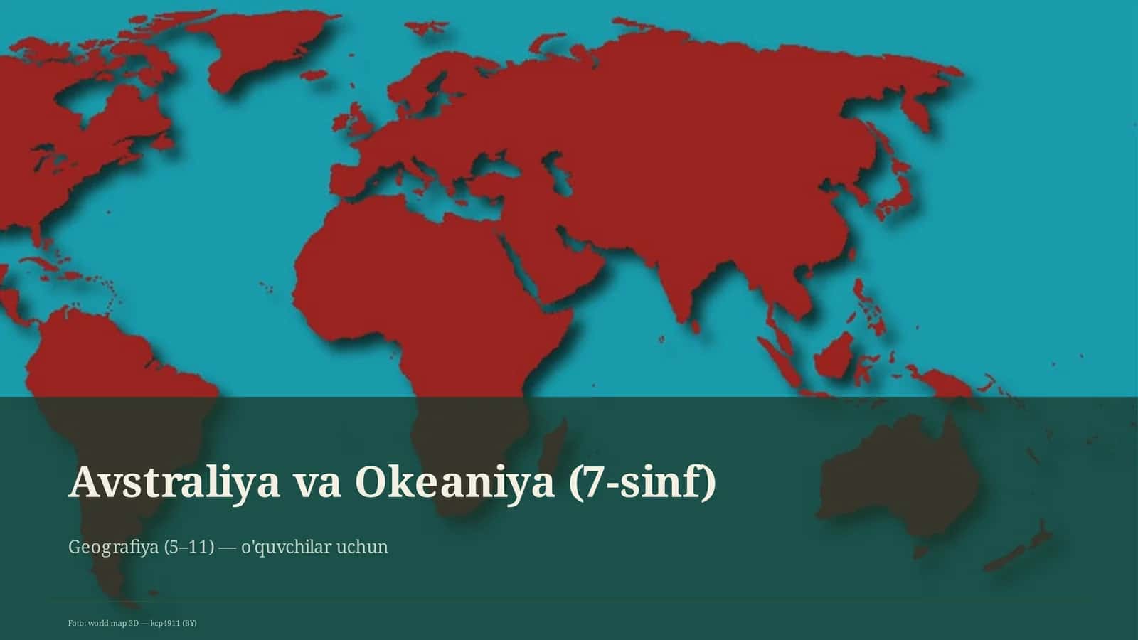 Avstraliya va Okeaniya (7-sinf)