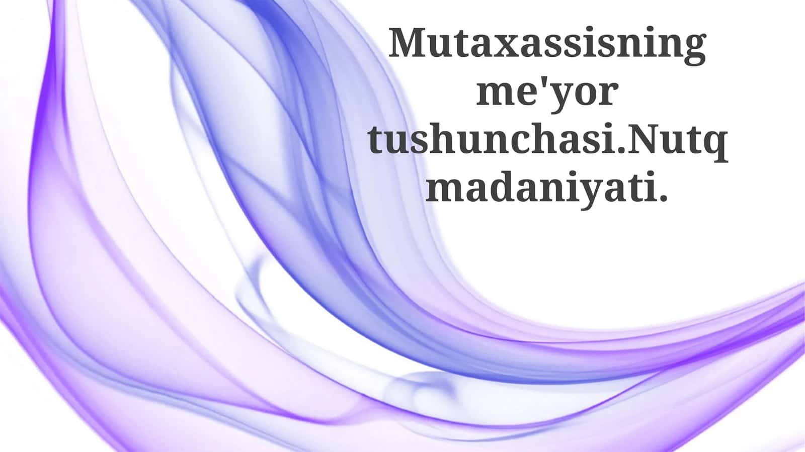 Mutaxassis standartlar