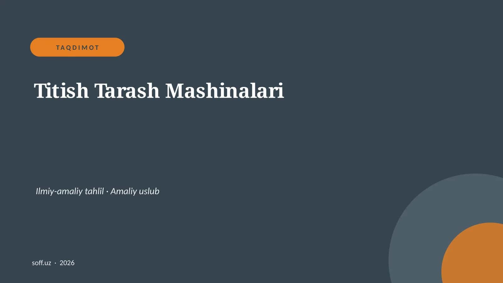 Titish Tarash Mashinalari