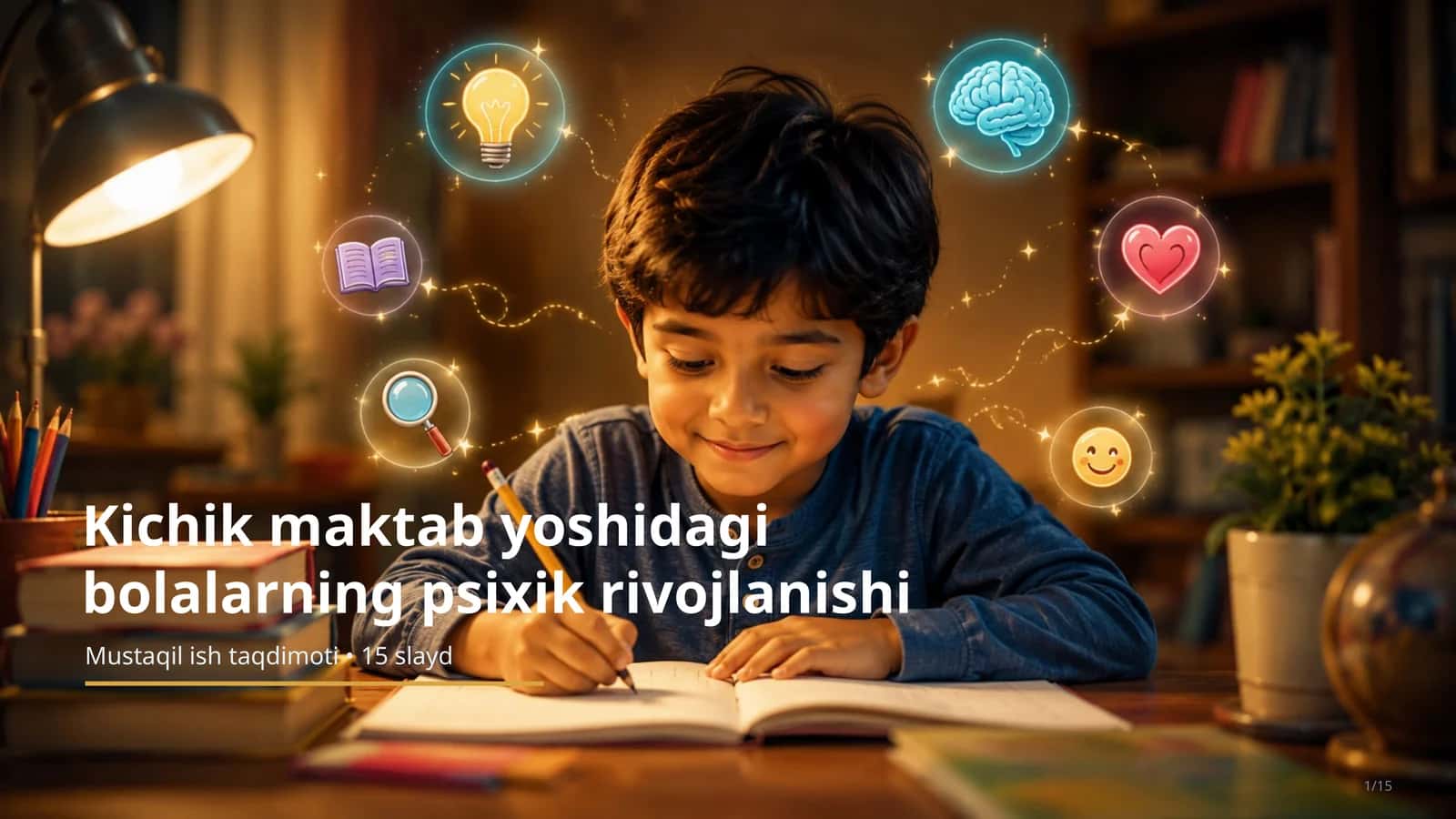 Kichik maktab yoshidagi bolalarning psixik rivojlanishi