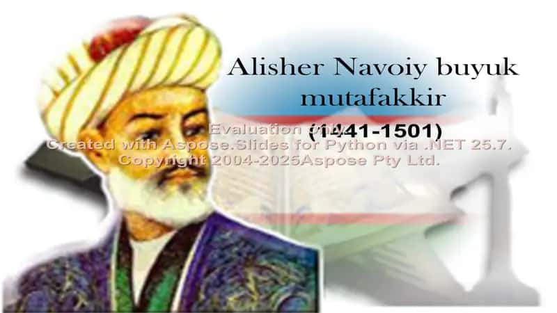 Alisher Navoiy buyuk mutafakkir