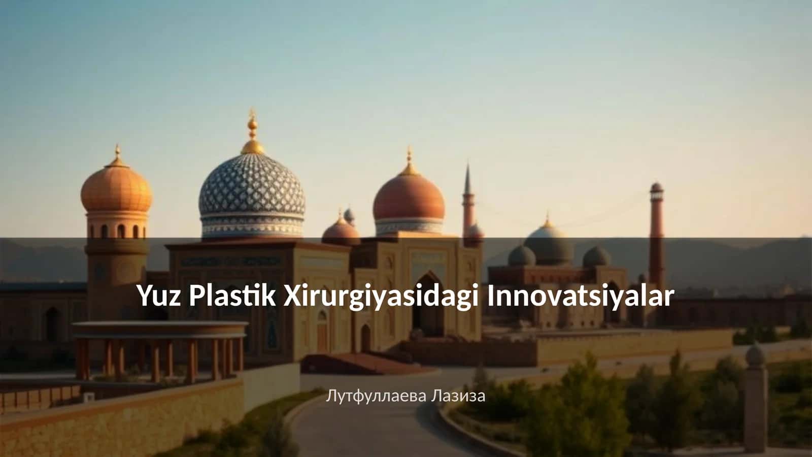 Yuz Plastik Xirurgiyasidagi Innovatsiyalar