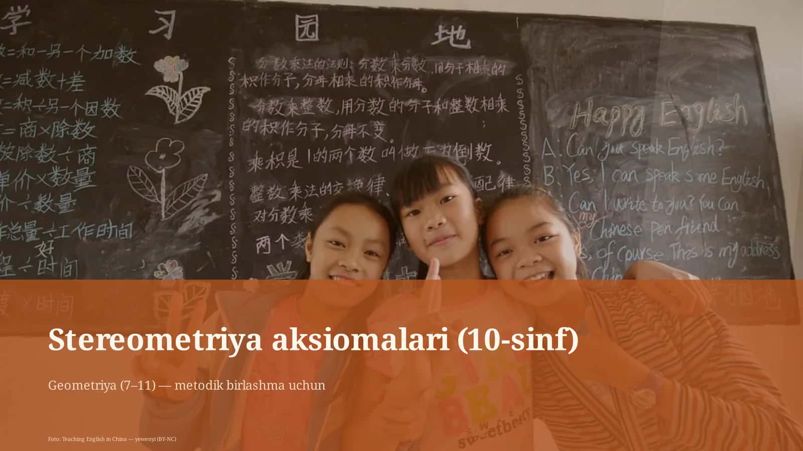 Stereometriya aksiomalari (10-sinf)