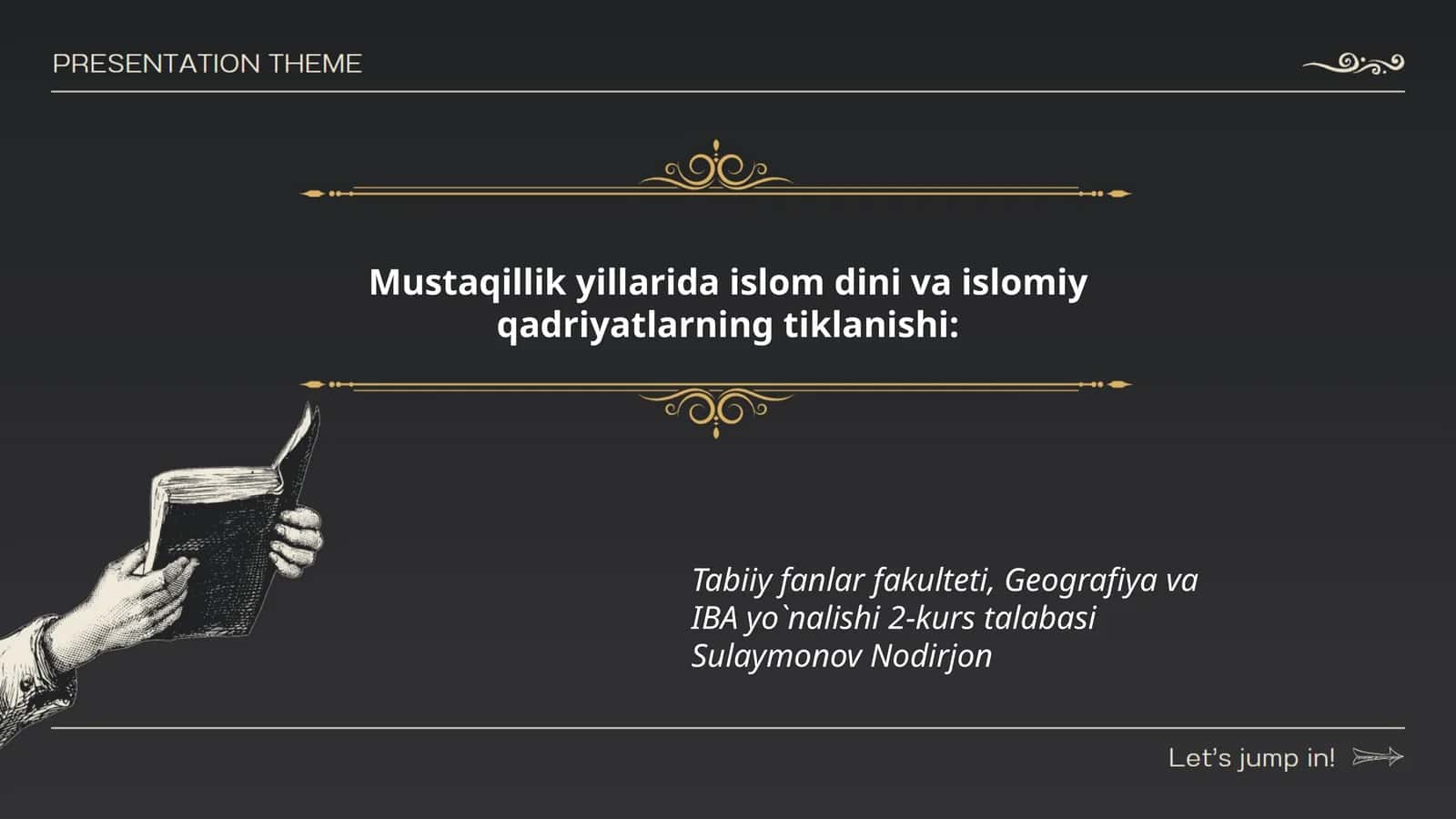 Mustaqillik yillarida islom dini va islomiy qadriyatlarning tiklanishi