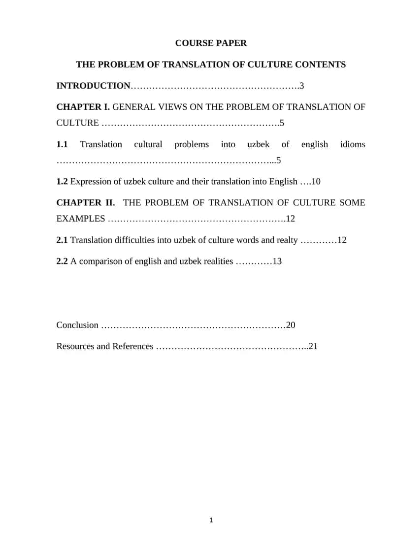 Translation of Culture Contents