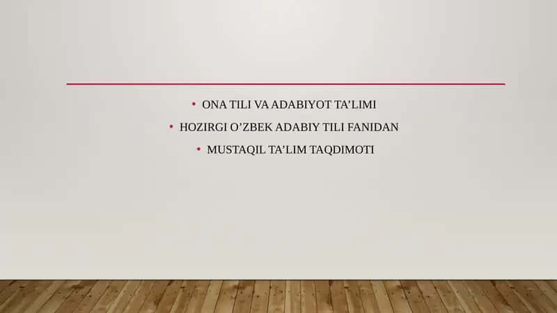 Oraliqdagi so'zlar