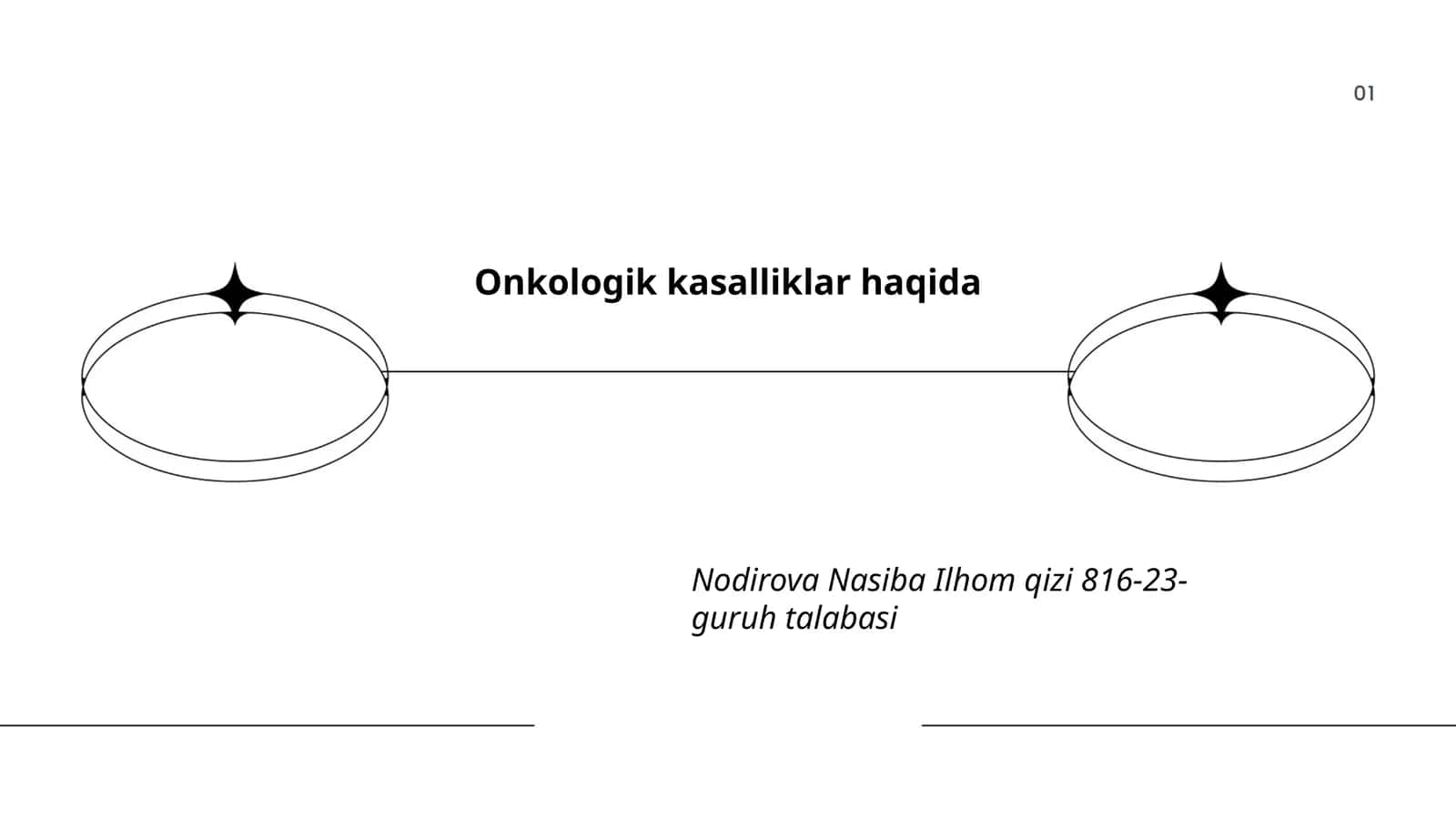 Onkologik kasalliklar haqida