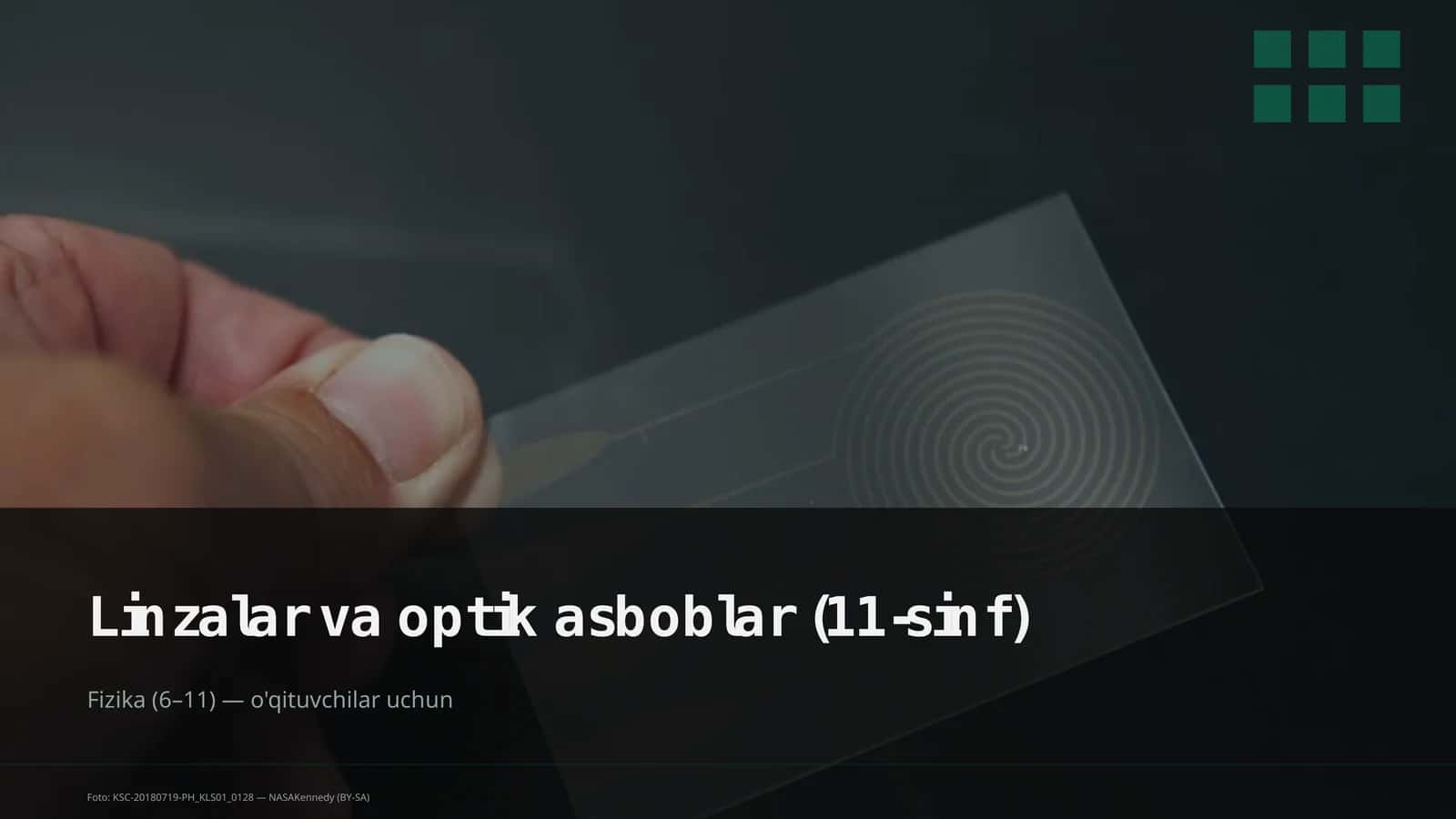 Linzalar va optik asboblar (11-sinf)