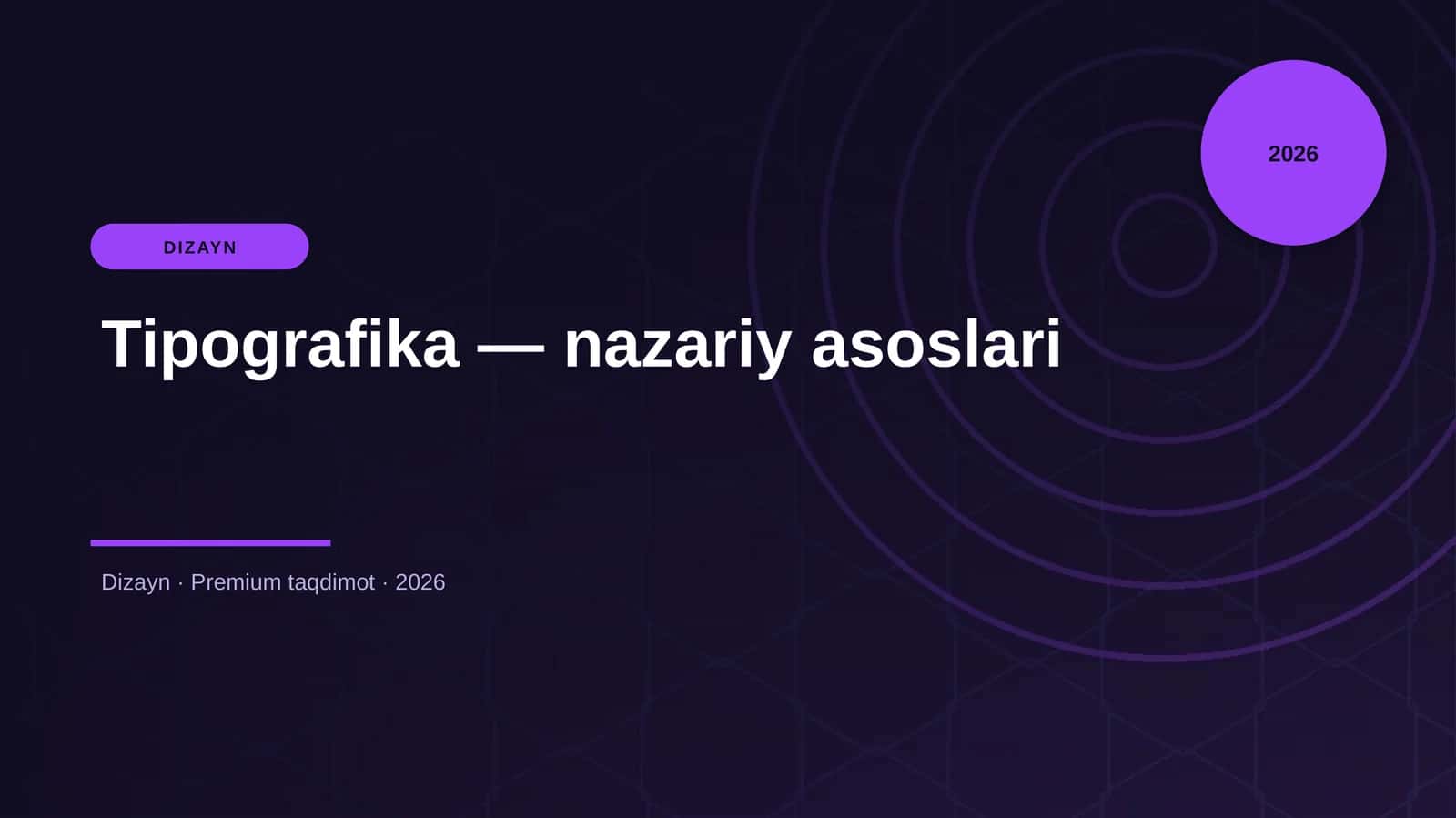 Tipografika — nazariy asoslari