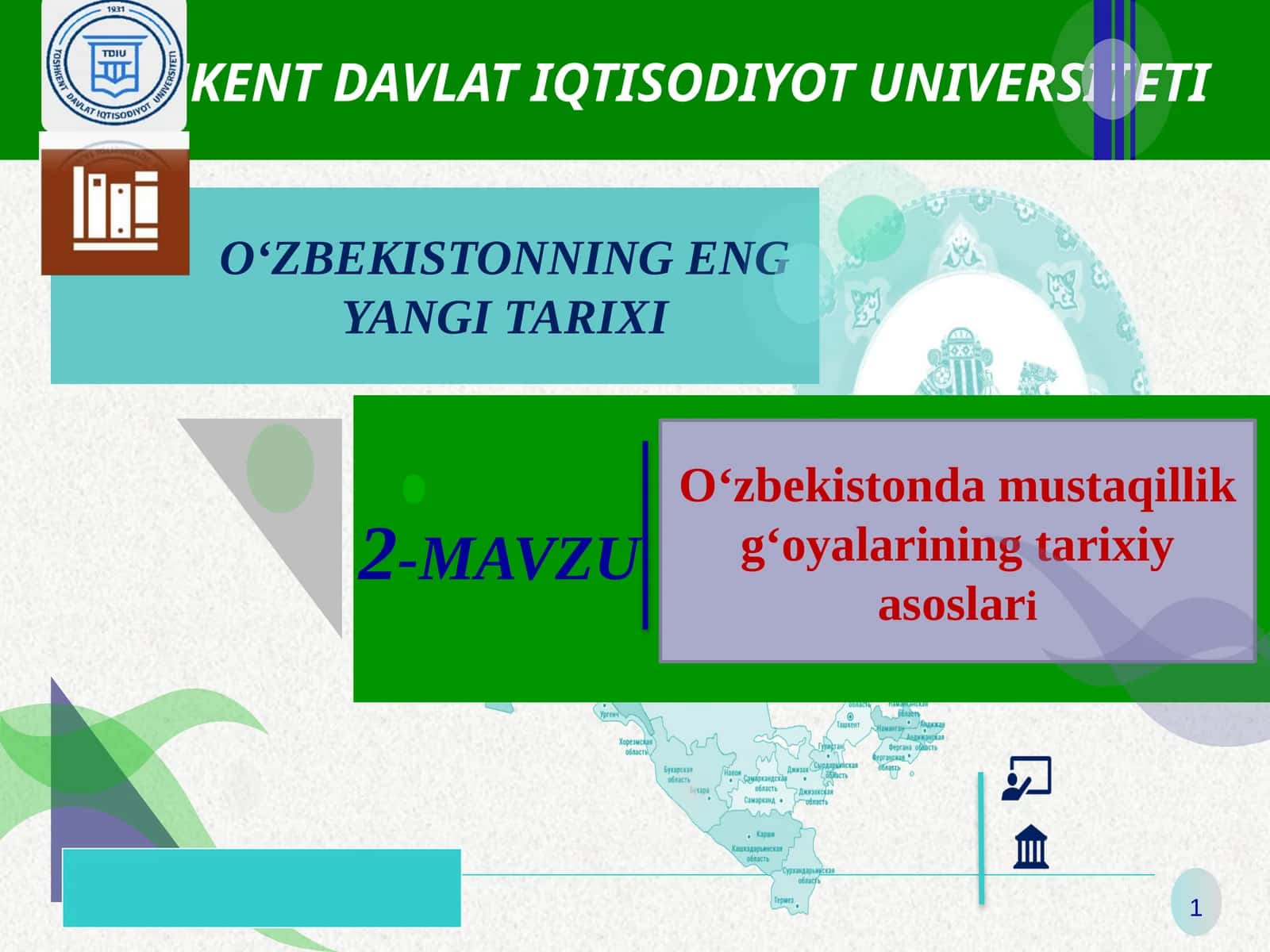 O‘zbekistonning eng yangi tarixi