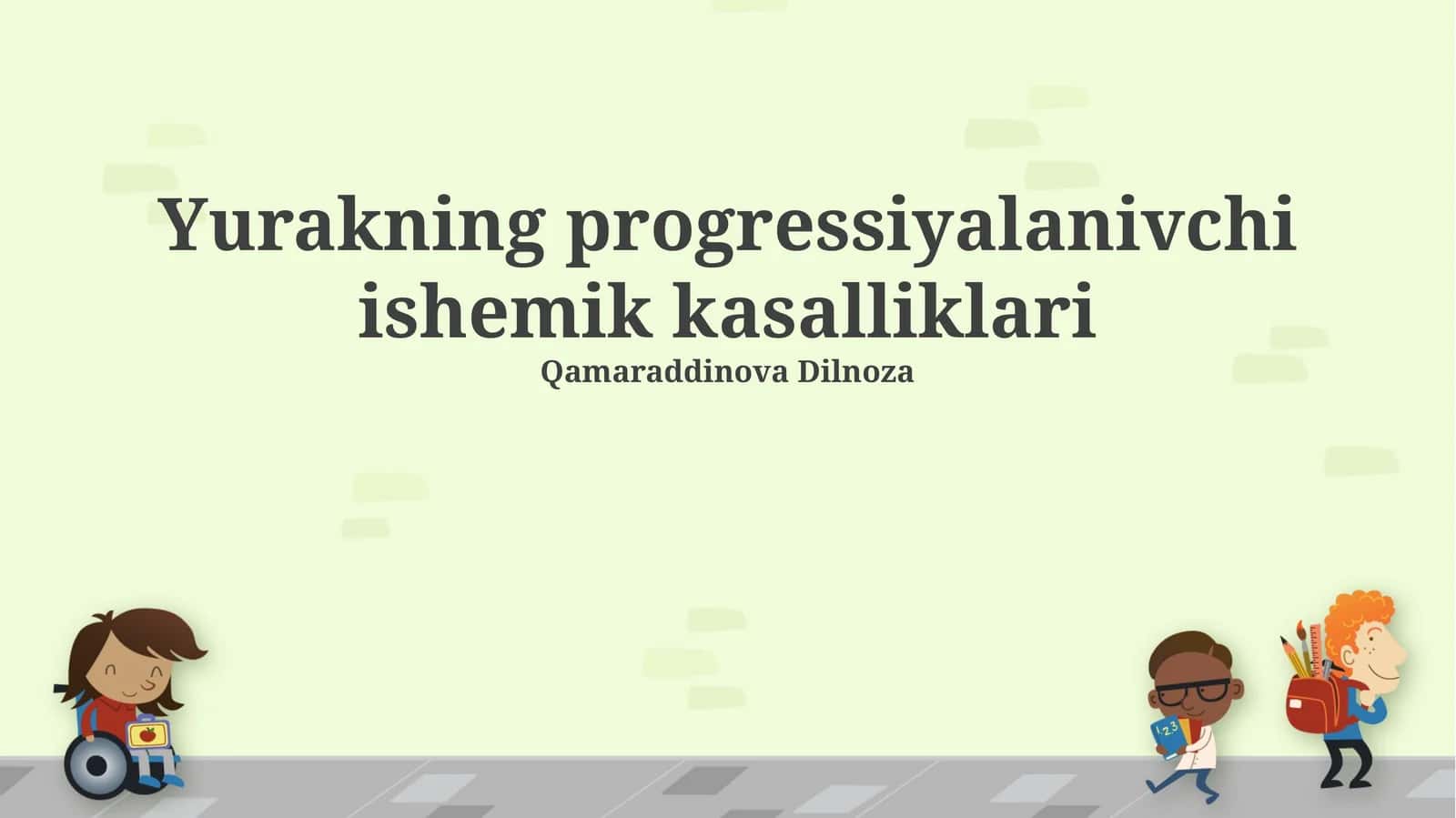 Progressiv Ishemik Yurak Kasalliklari