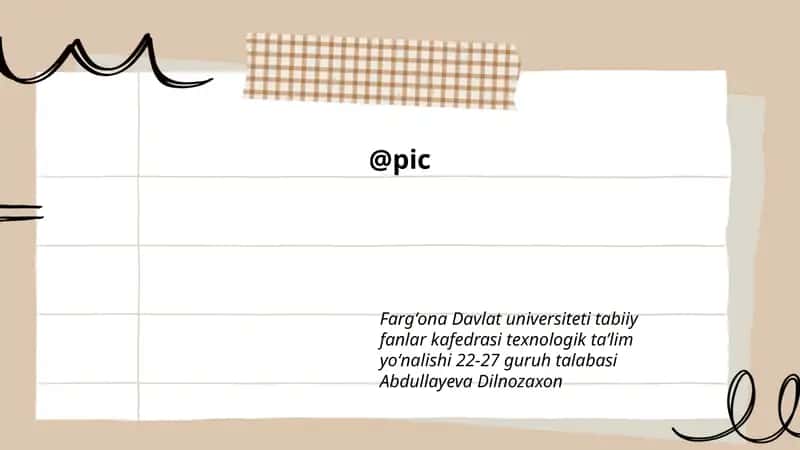 texnologik taʼlim yoʻnalishi
