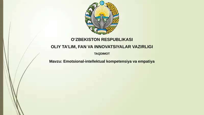 Emotsional-intellektual kompetensiya va empatiya