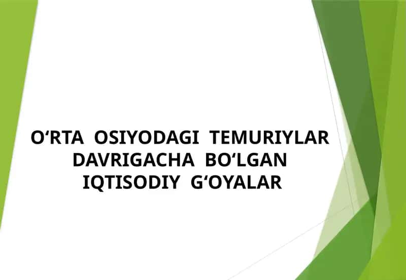 Burhoniddin Marg‘inoniyning “Hidoya” asarida iqtisodiy fikrlar