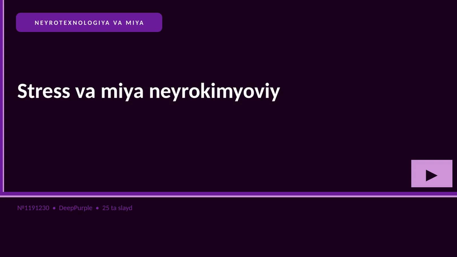 NEYROTEXNOLOGIYA VA MIYA