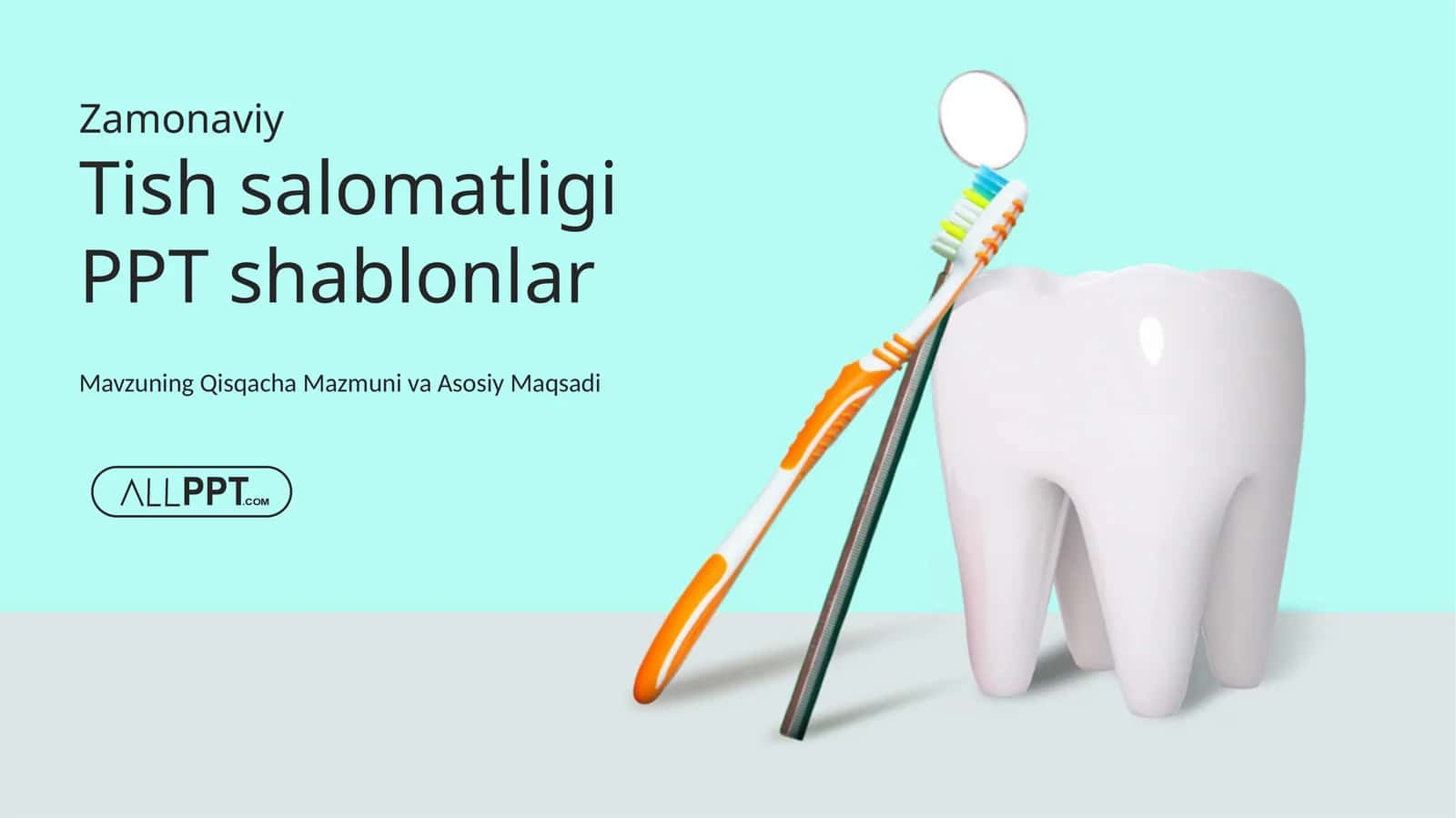 Stomatologik Salomatlik va Og'iz Bo'shlig'i Gigiyenasi Taqdimoti (43 Slayd)