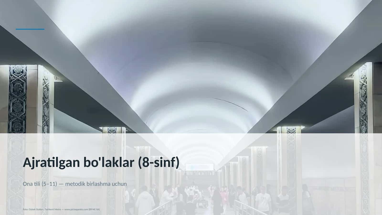 Ajratilgan bo'laklar (8-sinf)