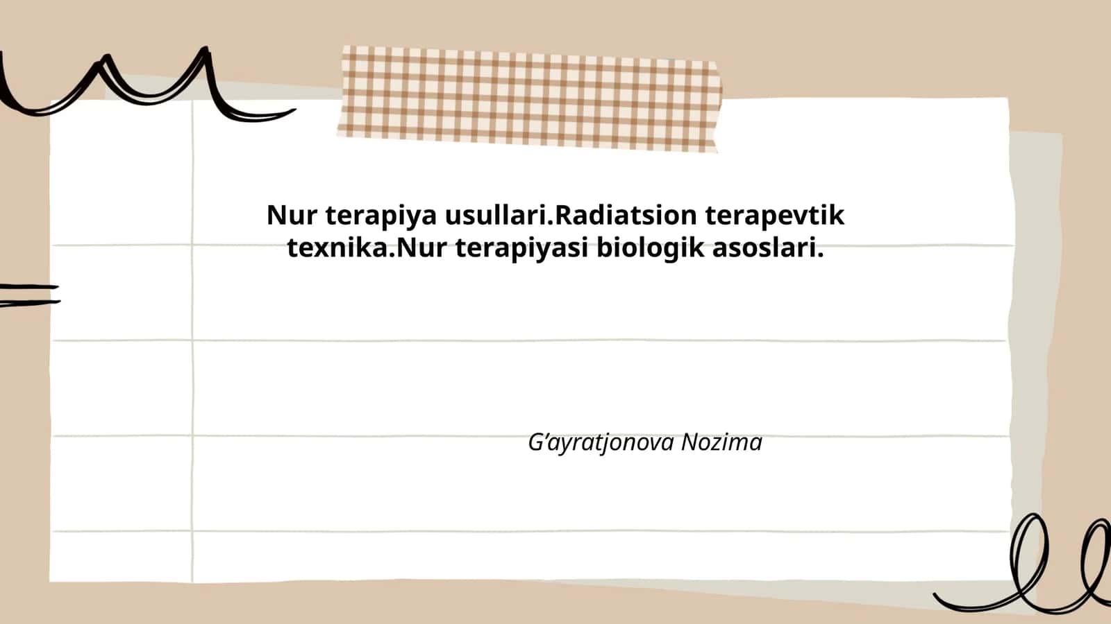 Nur terapiyasi