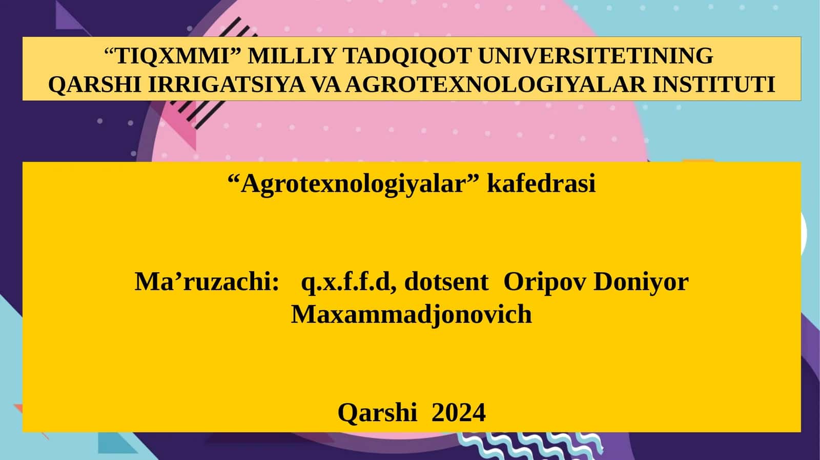 Meva-sabzavot mahsulotlarini saqlash tartibi