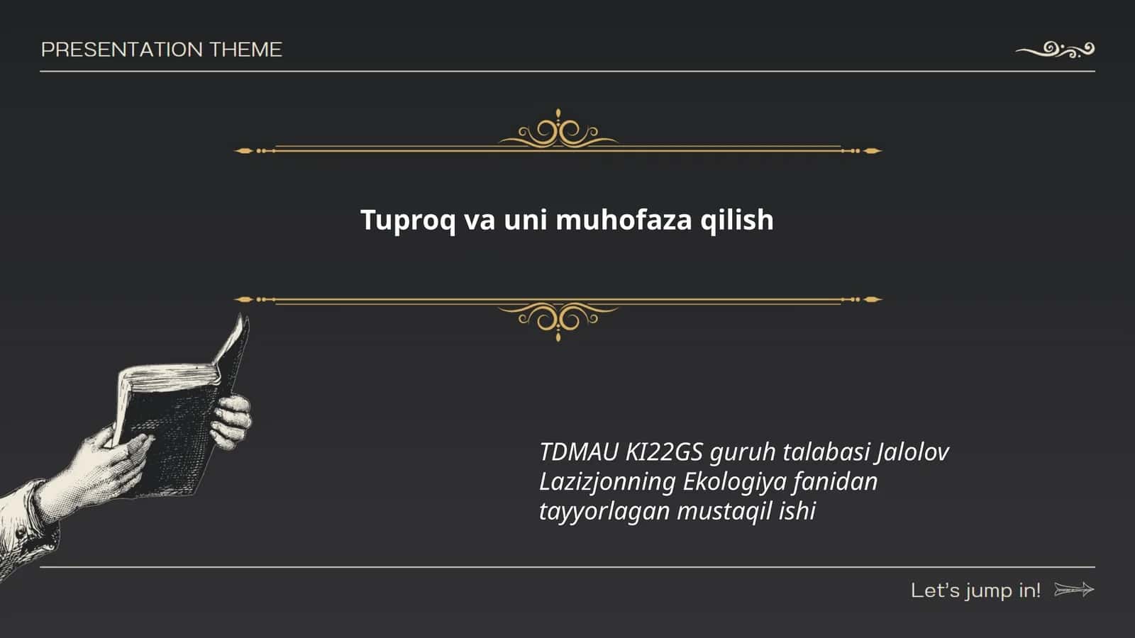 Tuproq va uni muhofaza qilish