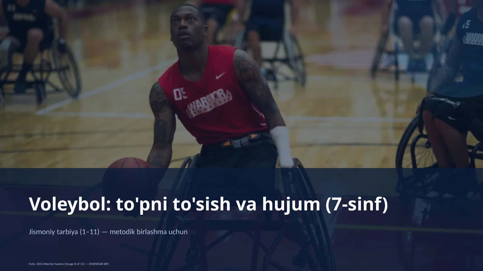 Voleybol: to'pni to'sish va hujum (7-sinf)