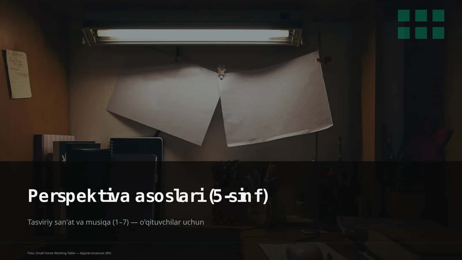 Perspektiva asoslari (5-sinf)