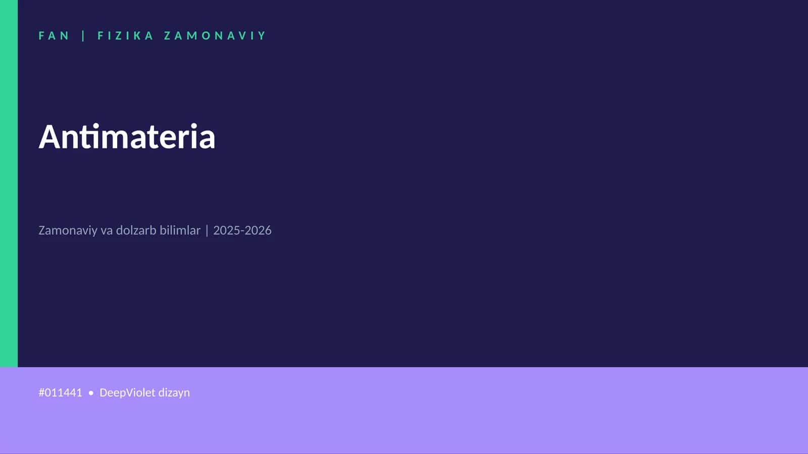 Antimateria