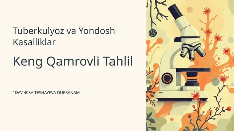 Tuberkulyoz va Yondosh Kasalliklar