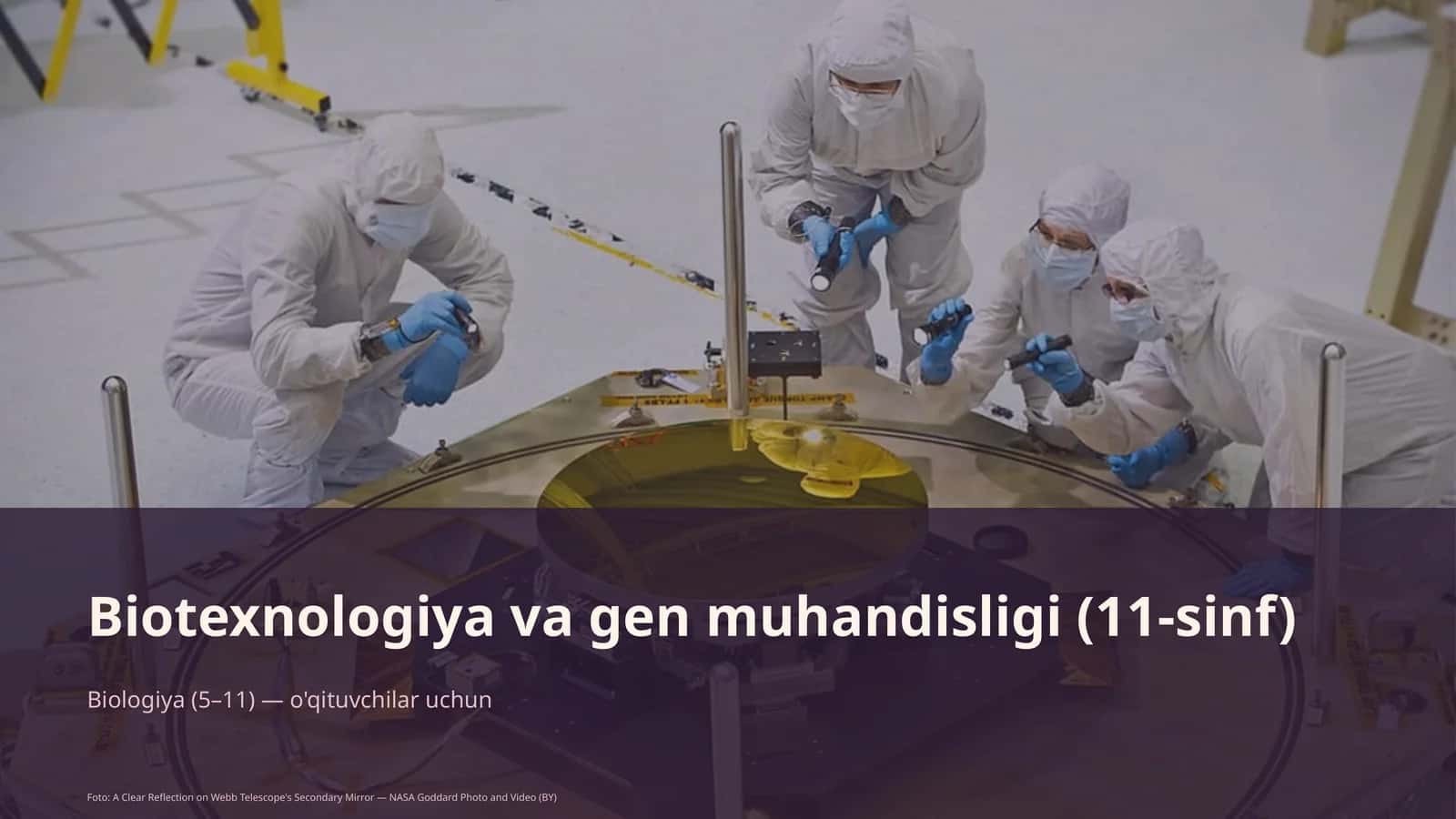 Biotexnologiya va gen muhandisligi (11-sinf)