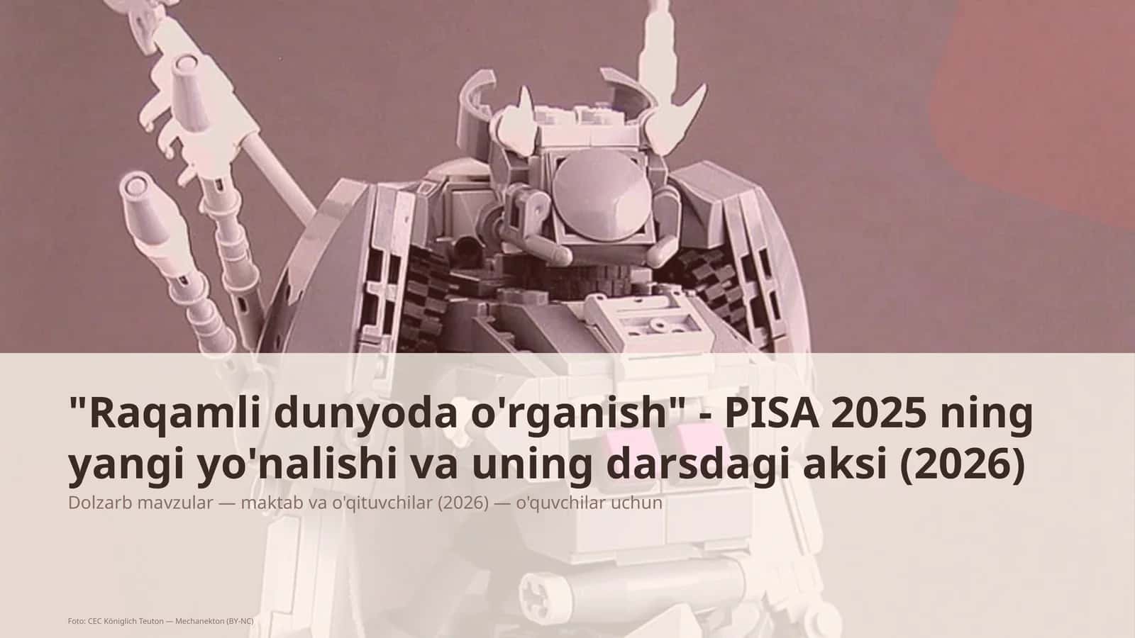 Dolzarb mavzular — maktab va o'qituvchilar (2026) — o'quvchilar uchun