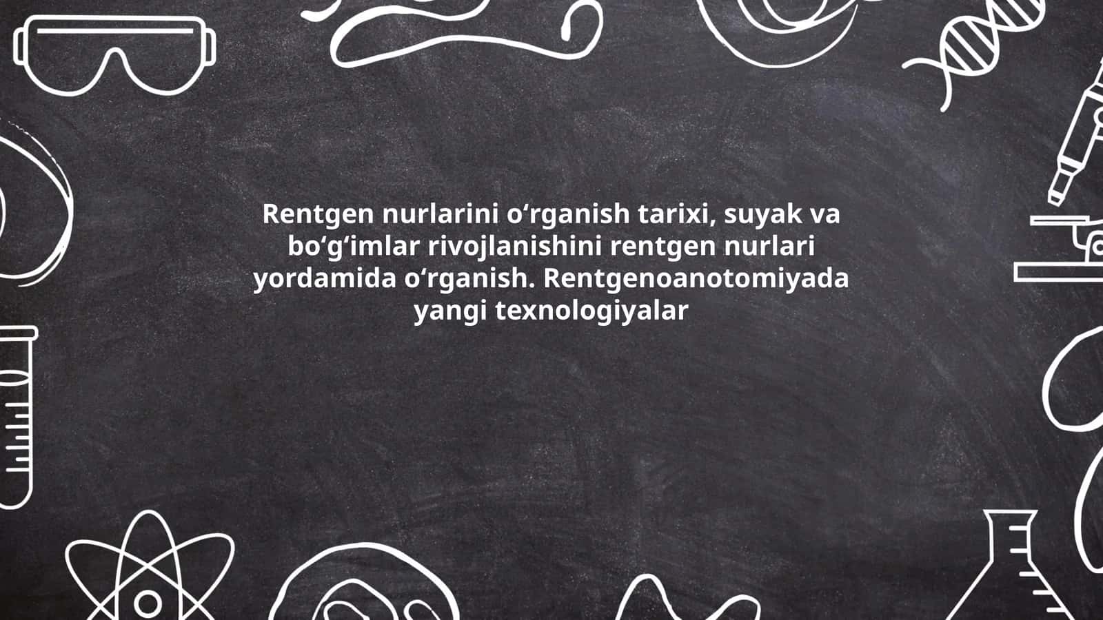 Rentgen nurlarining kashf qilinishi tarixi