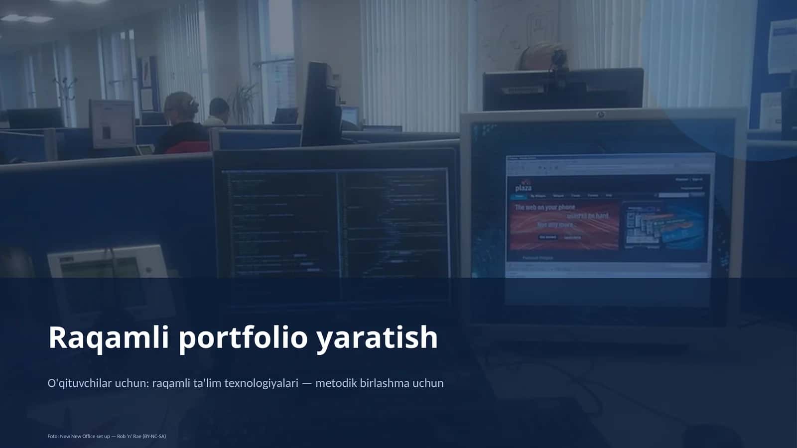 Raqamli portfolio yaratish