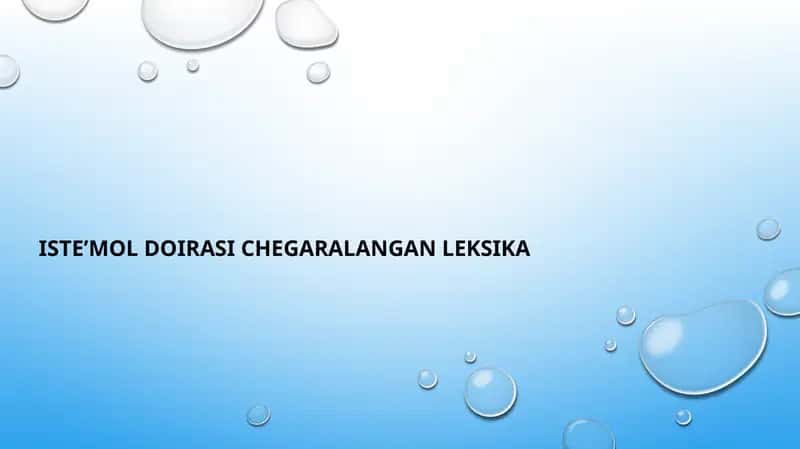 Iste’mol doirasi chegaralangan leksika