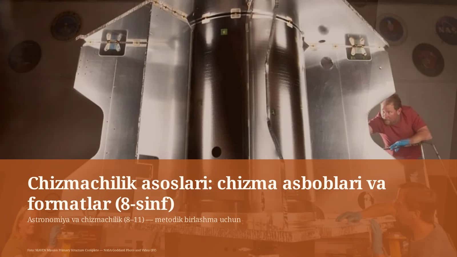 Chizmachilik asoslari: chizma asboblari va formatlar (8-sinf)
