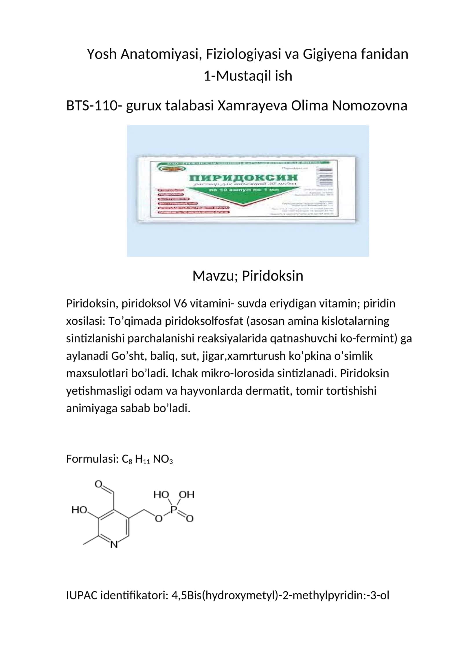 Piridoksin