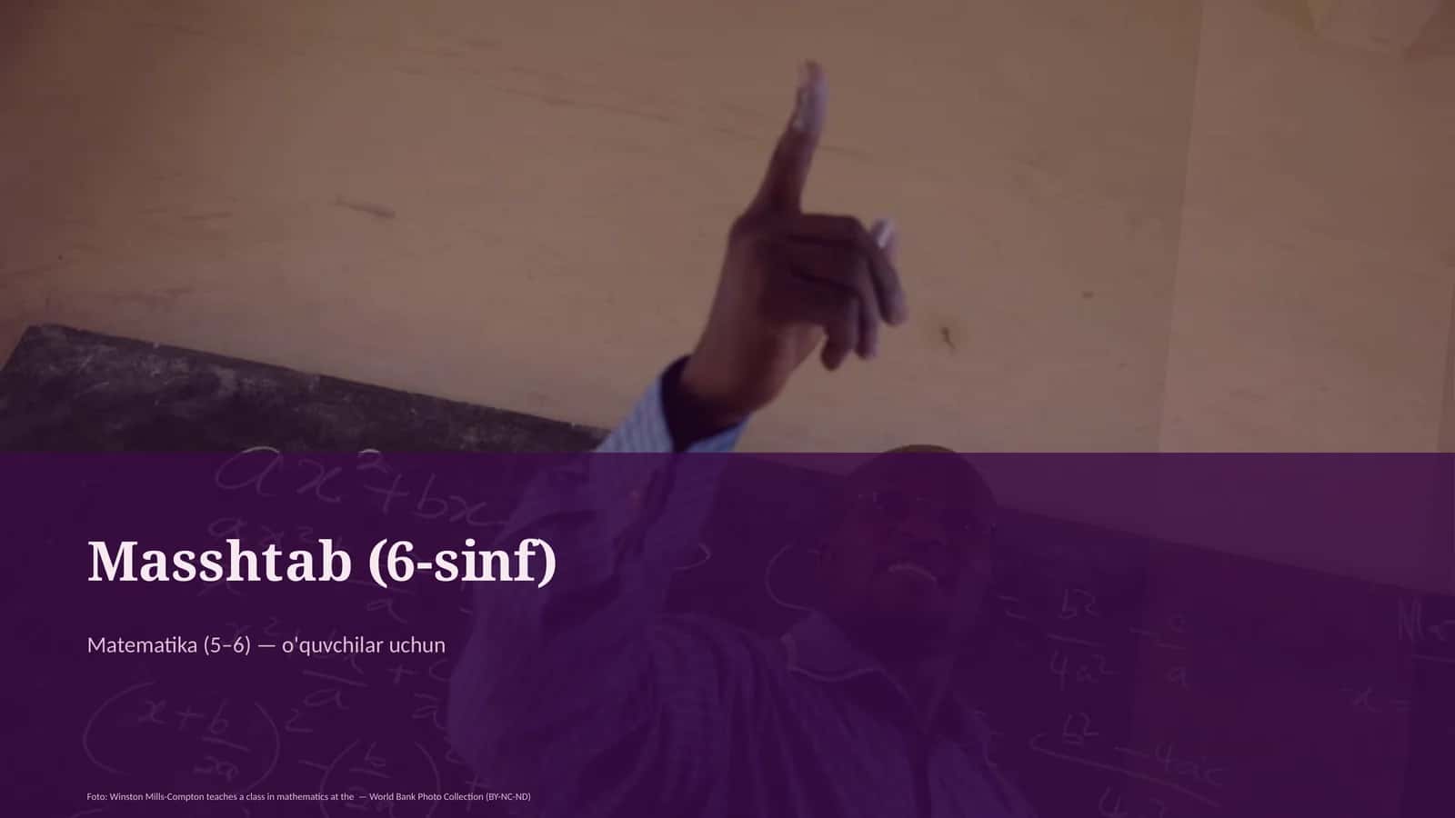 Masshtab (6-sinf)