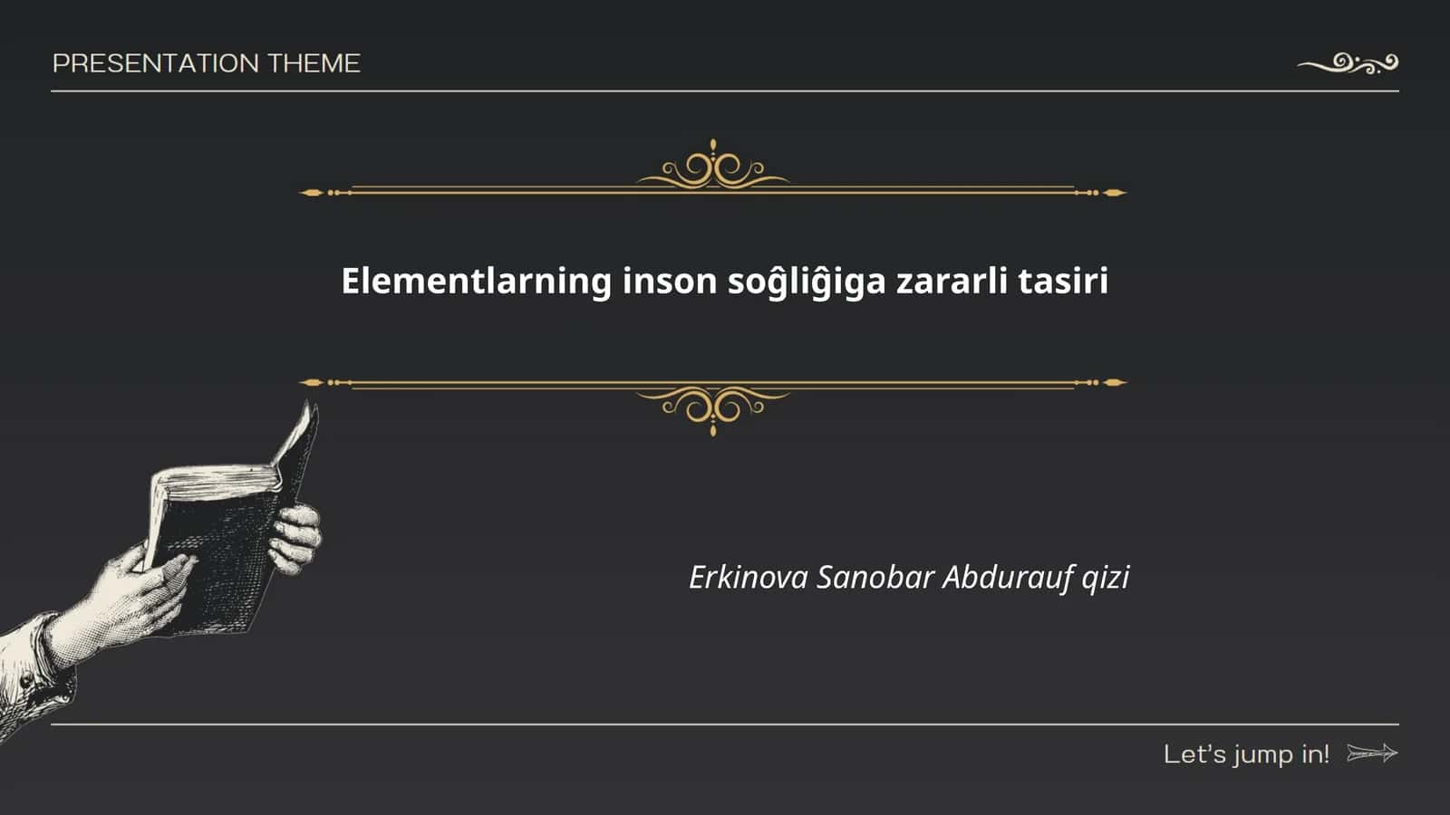 Elementlarning inson soĝliĝiga zararli tasiri
