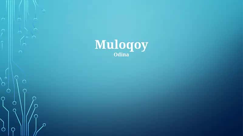Muloqoy - tojik tilida muloqot uchun ishlatiladigan atama. O'z ichiga odamlar va guruhlar o'rtasida munosabatlarni o'rnatish, hamkorlikni osonlashtirish va tushunishga yordam beradi 1