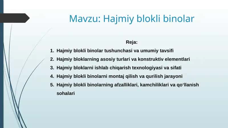 Hajmiy blokli binolar