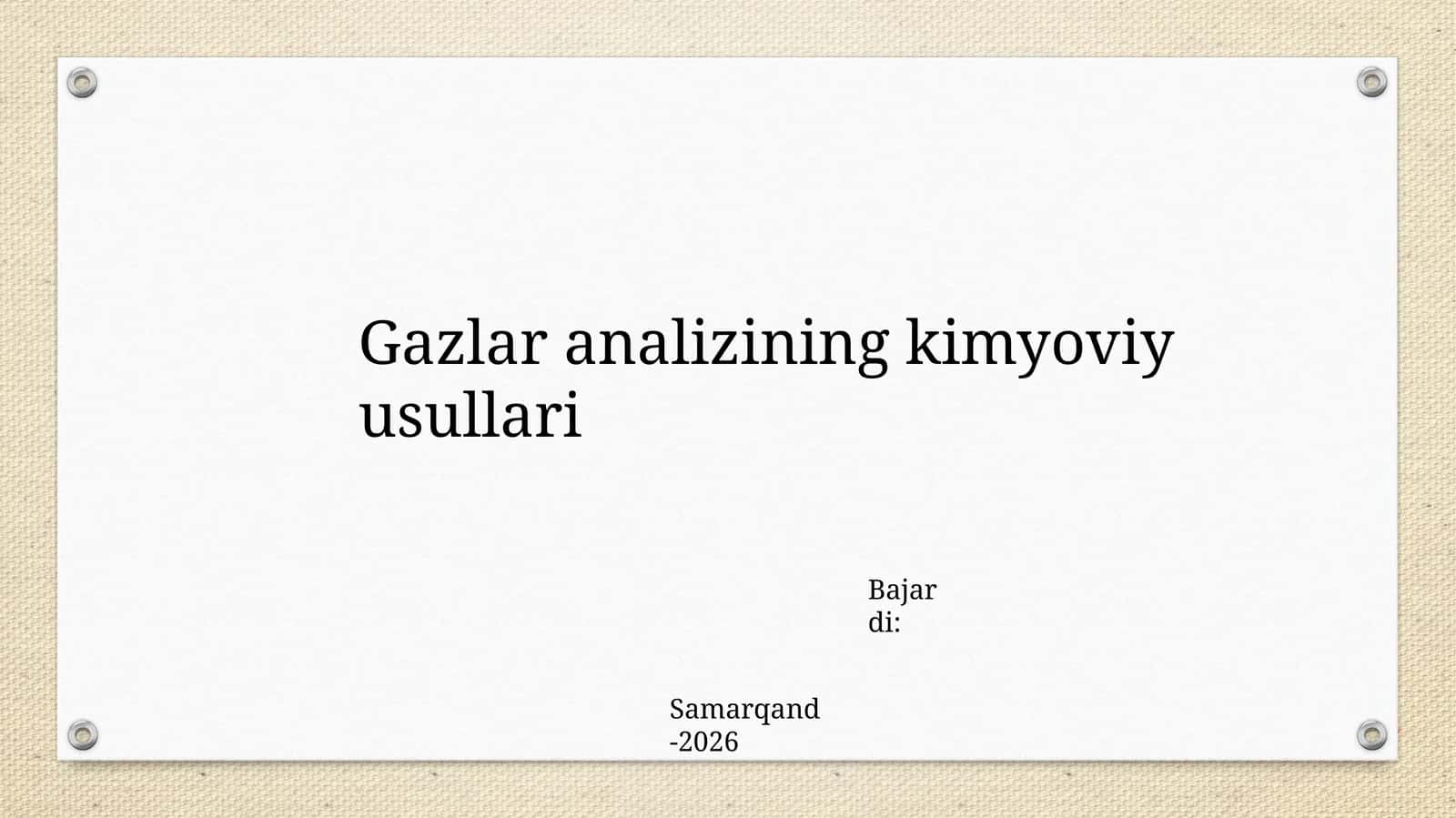 Gazla analizi 1