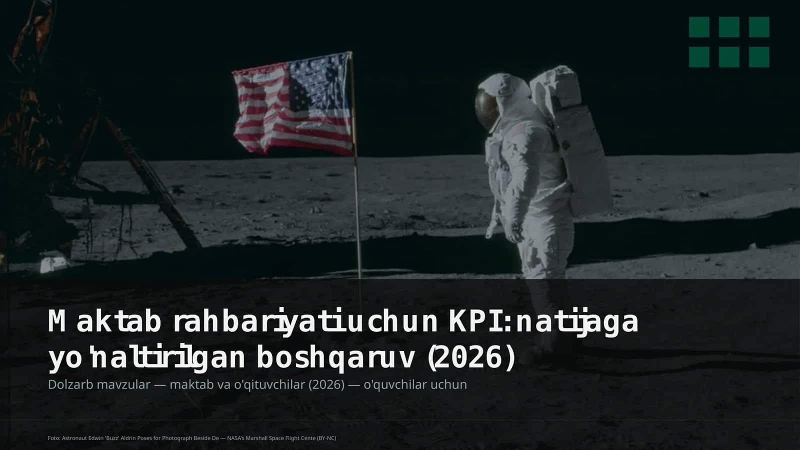 Maktab rahbariyati uchun KPI: natijaga yo'naltirilgan boshqaruv (2026)