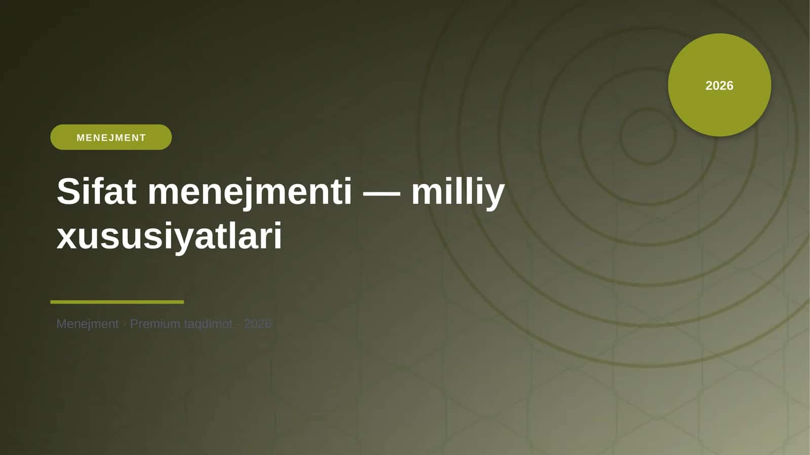 Sifat menejmenti — milliy xususiyatlari