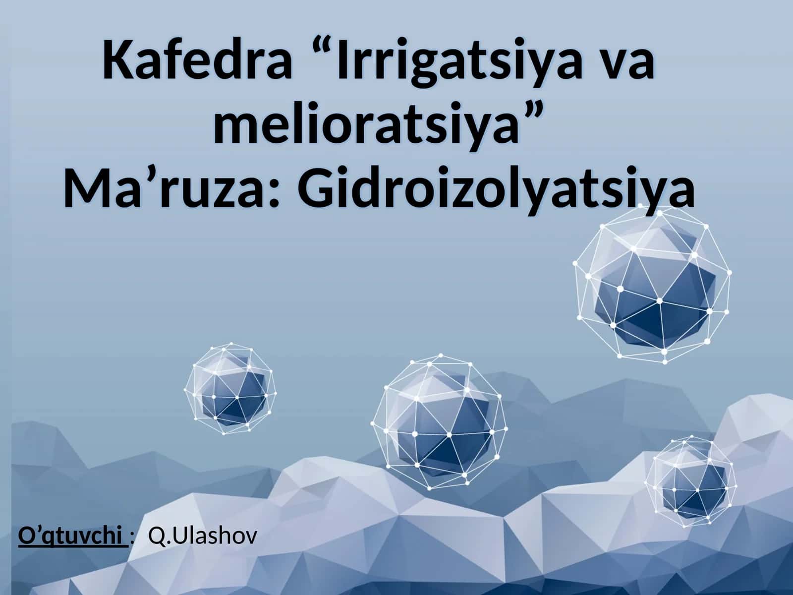 Gidroizolyatsiya