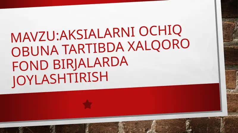 Aksialarni ochiq qo'bu taʼrtib qilish daxallo rida axiyalarga joylashtirish reja