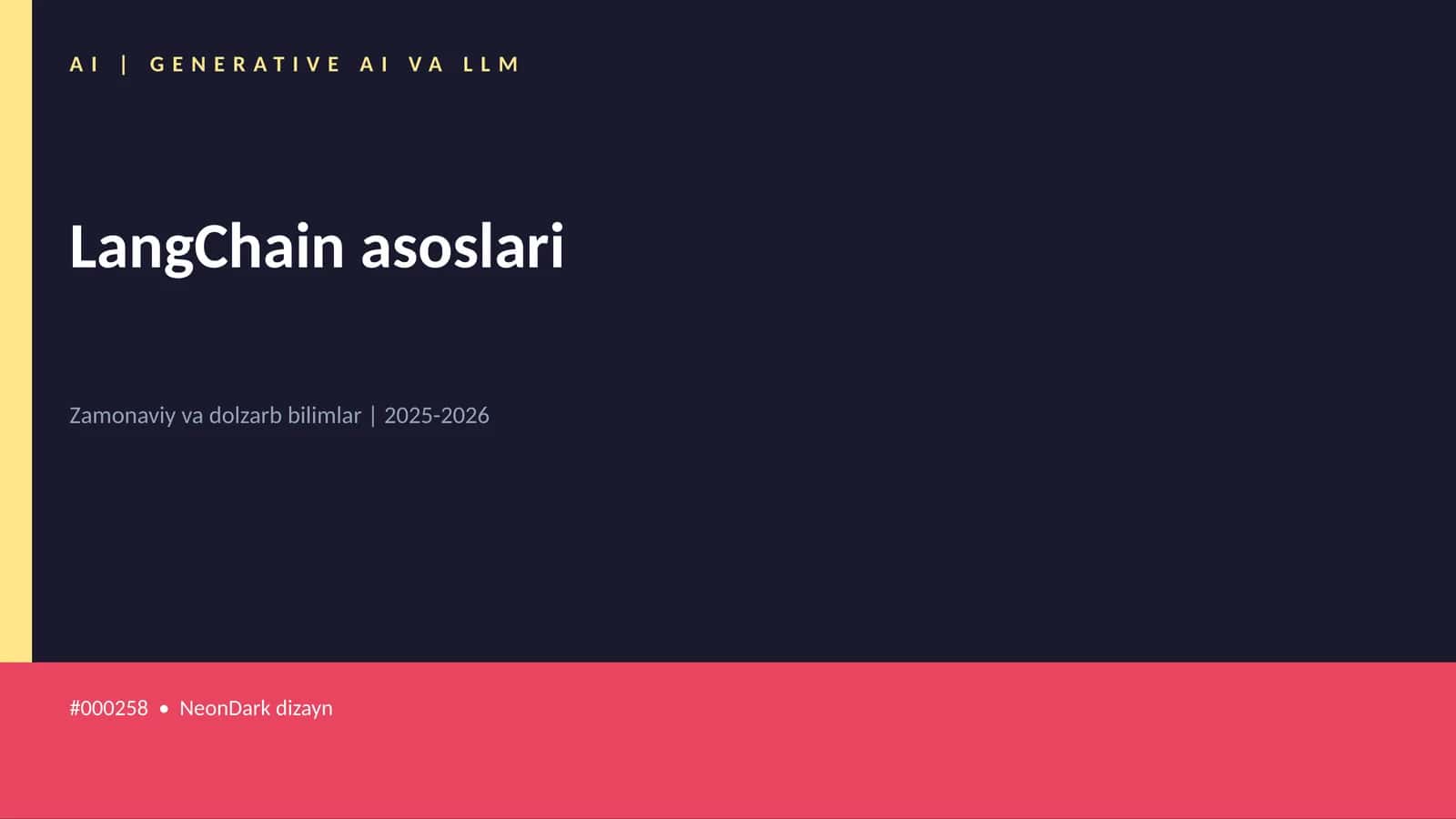 LangChain asoslari